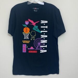 Jordan Atlanta City Graphic T-shirt Size Small